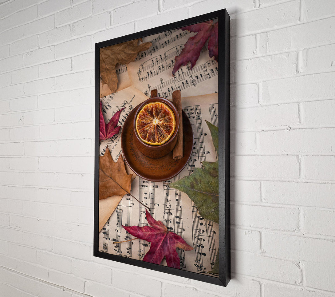  A Canvas Print of Autumn Brown Harmony Canvas Wall Art