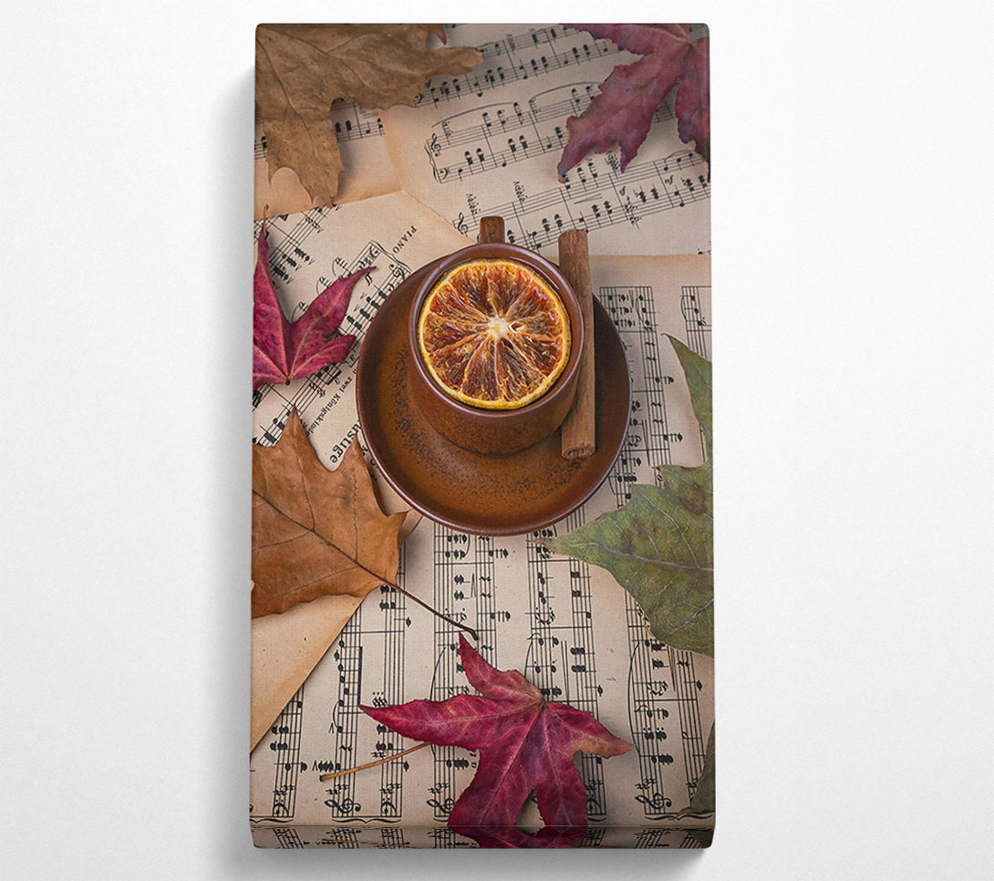  A Canvas Print of Autumn Brown Harmony Canvas Wall Art