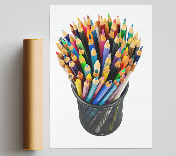 Blue Crayon Dreams Print