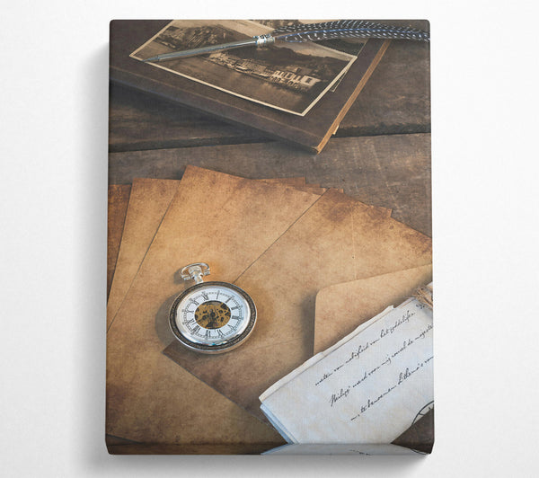  A Canvas Print of Golden Time'S Whisper Canvas Print