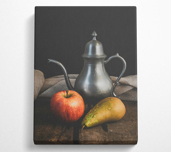  A Canvas Print of Silver Still Life Canvas Wall Art