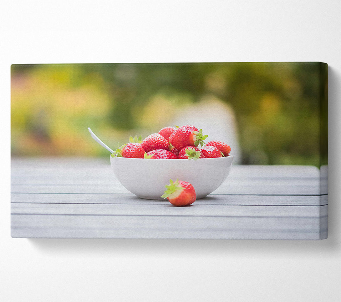  A Canvas Print of Red Summer Bowl Canvas Art
