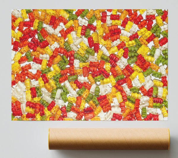 Yellow Gummy Bear Dreams Poster