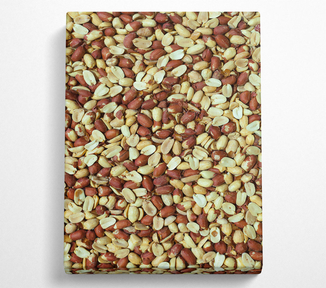  A Canvas Print of Red Peanut Symphony Canvas Print