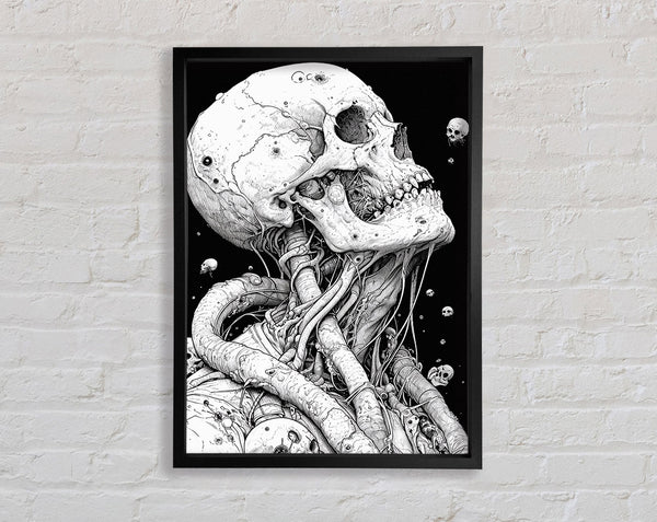 Skull Life Framed Print