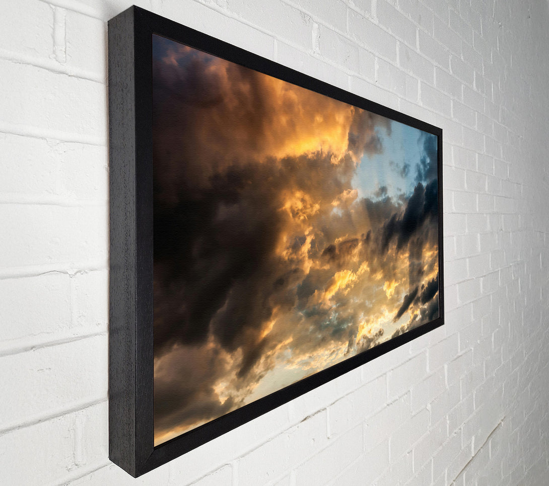  A Canvas Print of Golden Cloudscape Canvas Wall Art