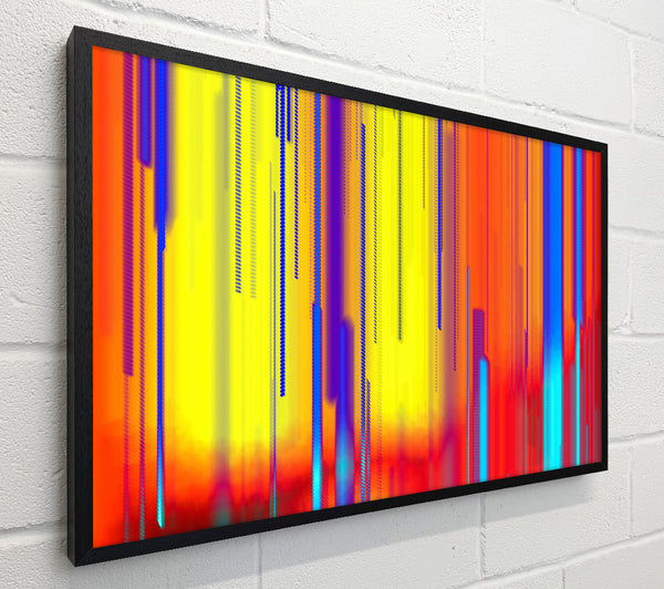 Yellow Digital Rain