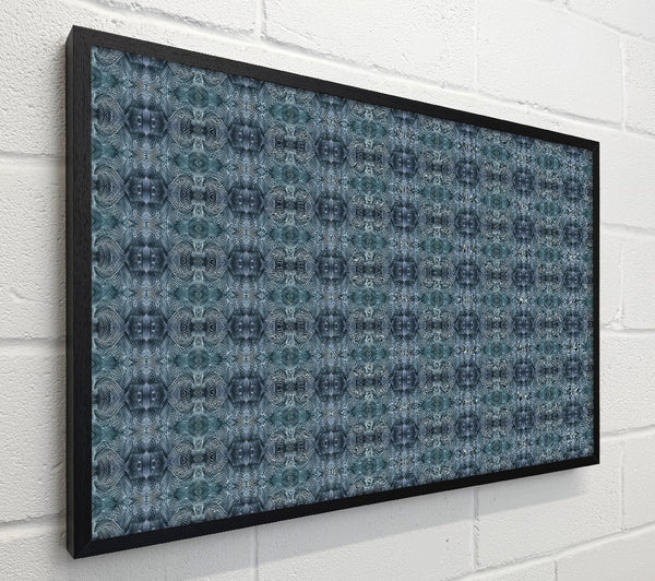 Teal Geometric Pattern