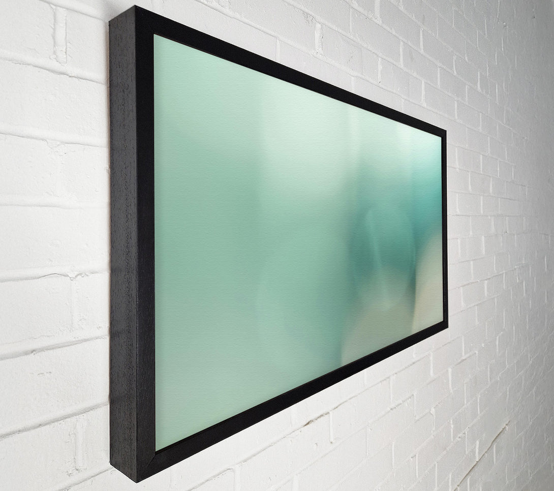  A Canvas Print of Aqua Dreamy Abstract Canvas Print