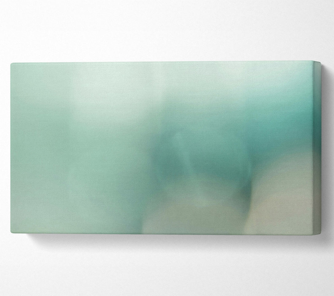  A Canvas Print of Aqua Dreamy Abstract Canvas Print