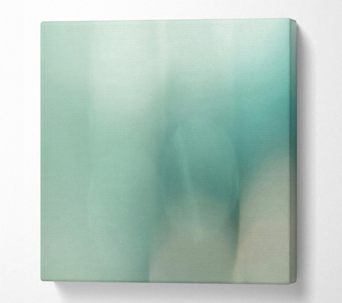  A Canvas Print of Aqua Dreamy Abstract Canvas Print