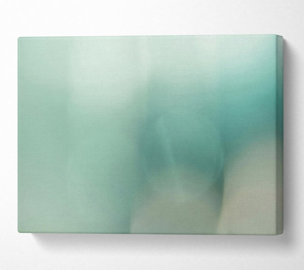  A Canvas Print of Aqua Dreamy Abstract Canvas Print
