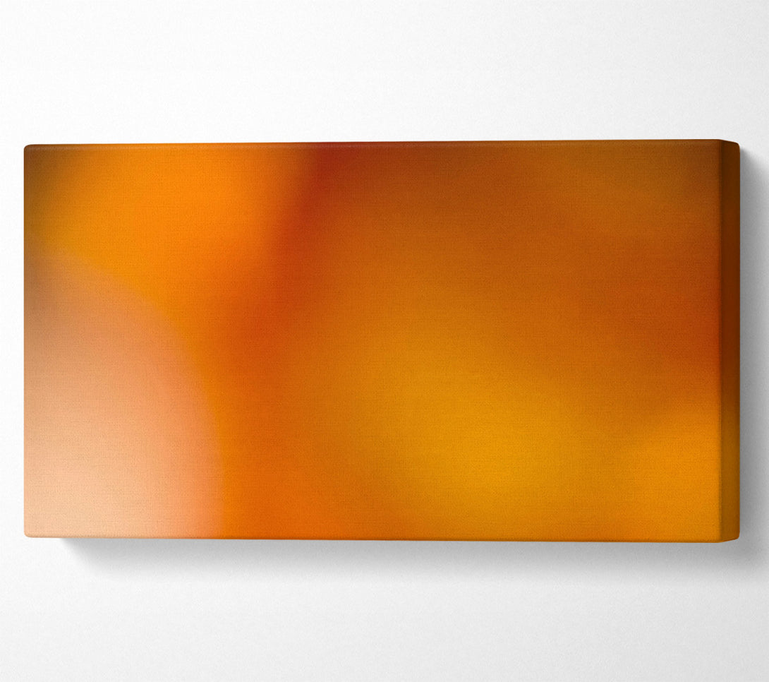  A Canvas Print of Golden Orange Hues Canvas Art