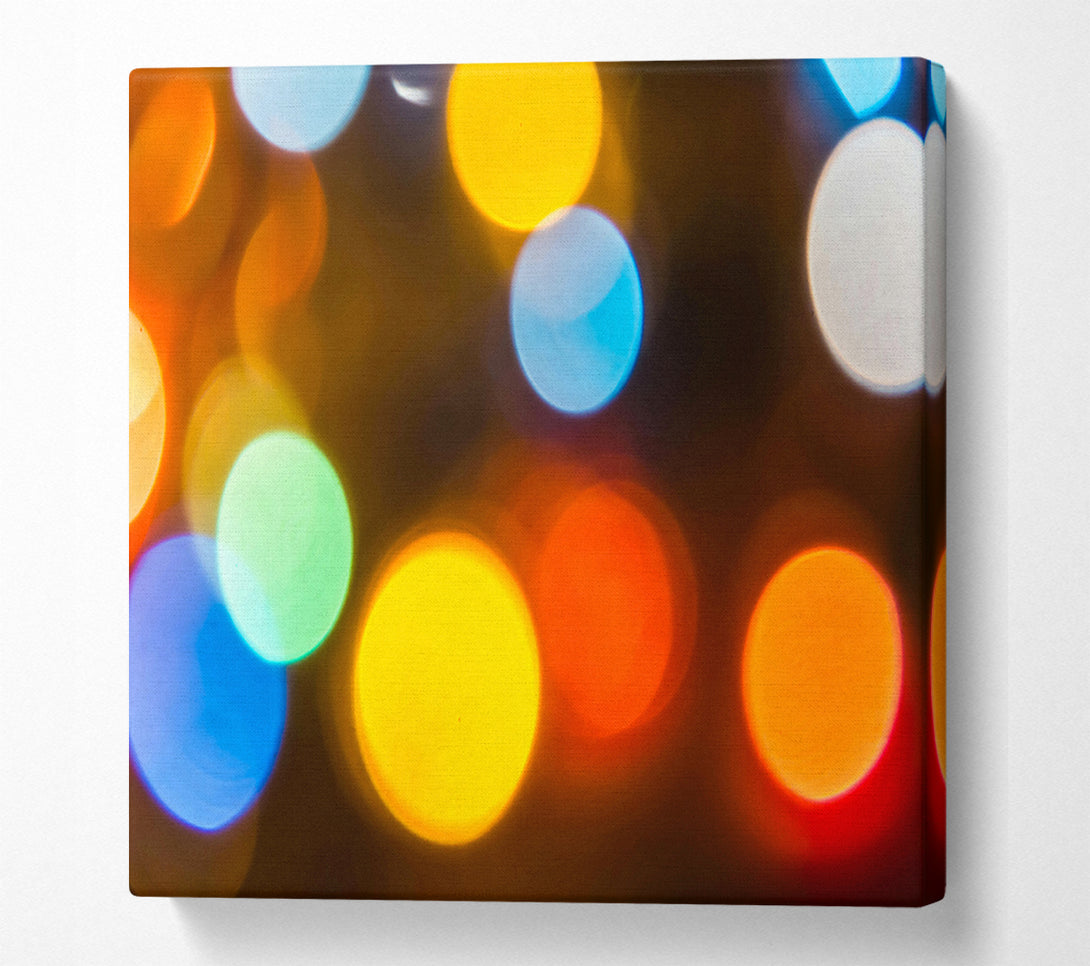  A Canvas Print of Orange Light Spectacle Canvas Wall Art