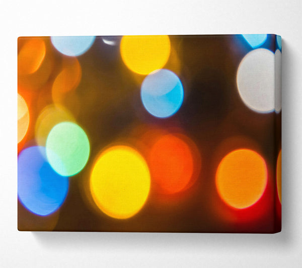  A Canvas Print of Orange Light Spectacle Canvas Wall Art