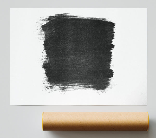 Black Ink Wash Print