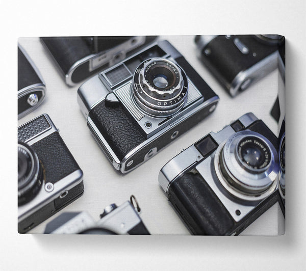  A Canvas Print of Silver Lens Memories. Canvas Print
