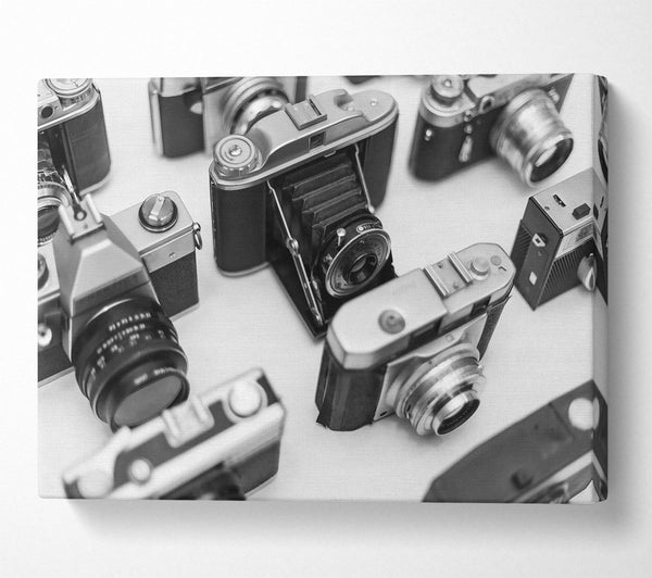  A Canvas Print of Silver Lens Reflections Canvas Print