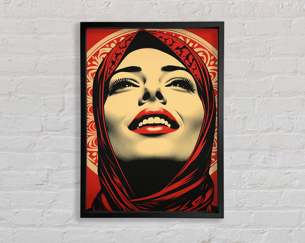 Smile Of Beauty Framed Print