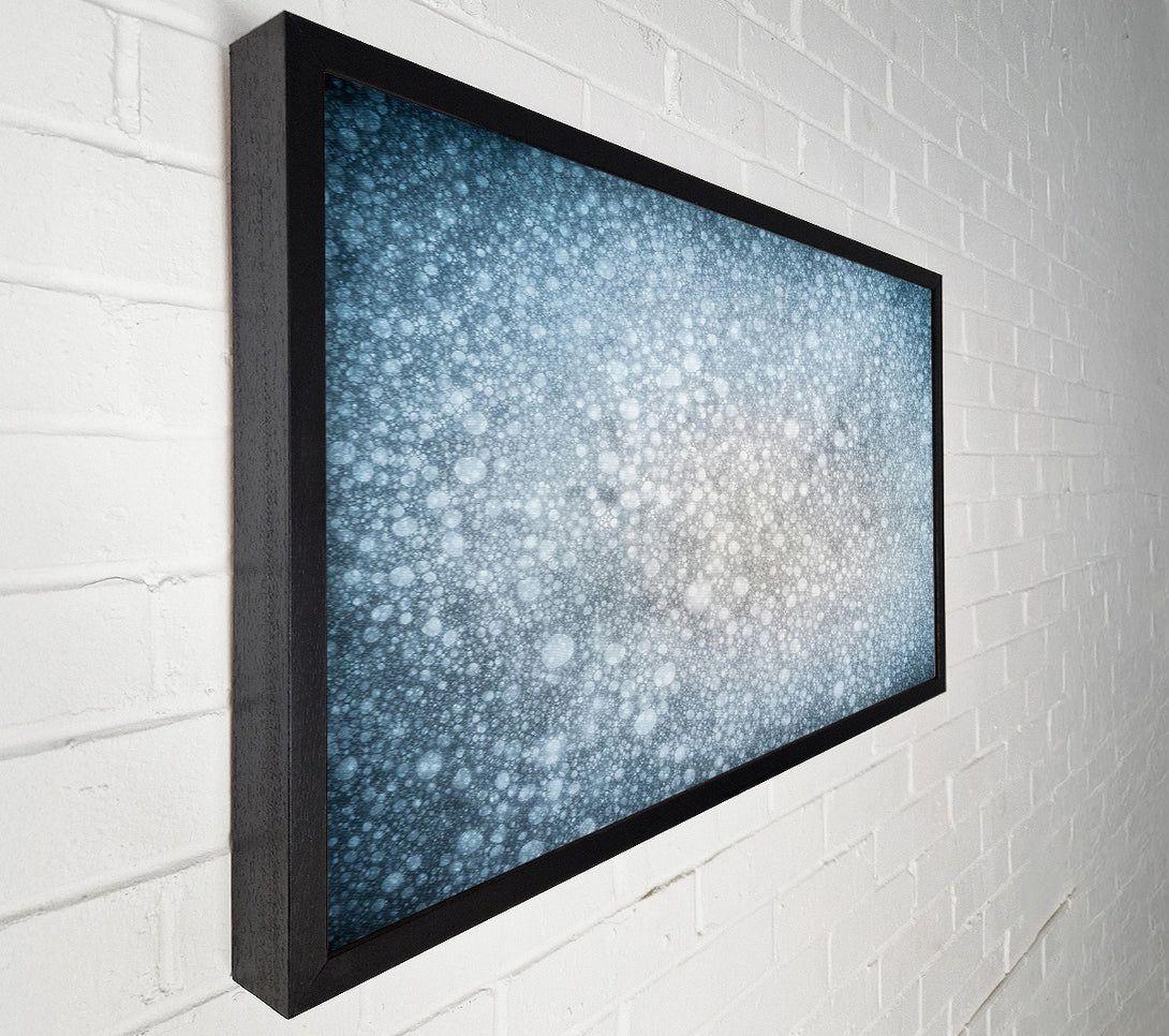  A Canvas Print of Blue Bubble Burst Canvas Art