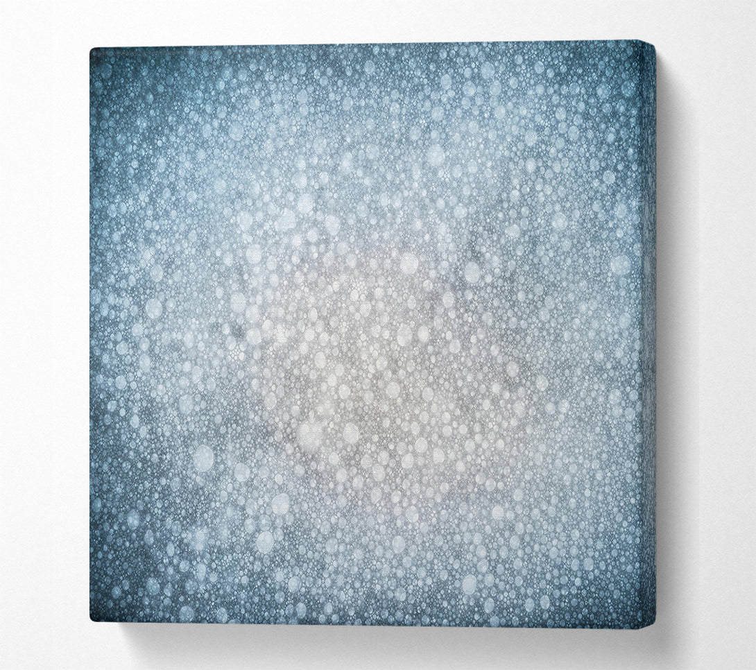  A Canvas Print of Blue Bubble Burst Canvas Art