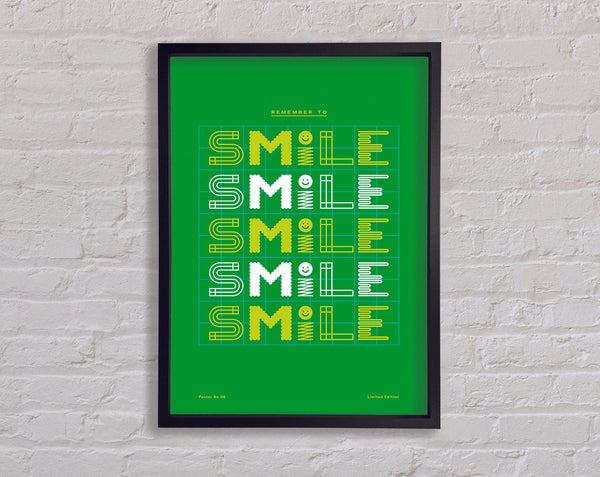 Smile Smile Smile Smile Smile Framed Print