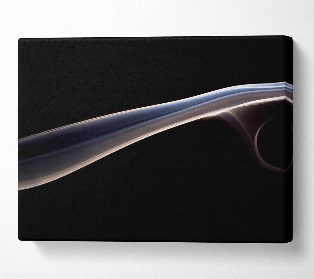  A Canvas Print of Silver Smoke Stream Canvas Art