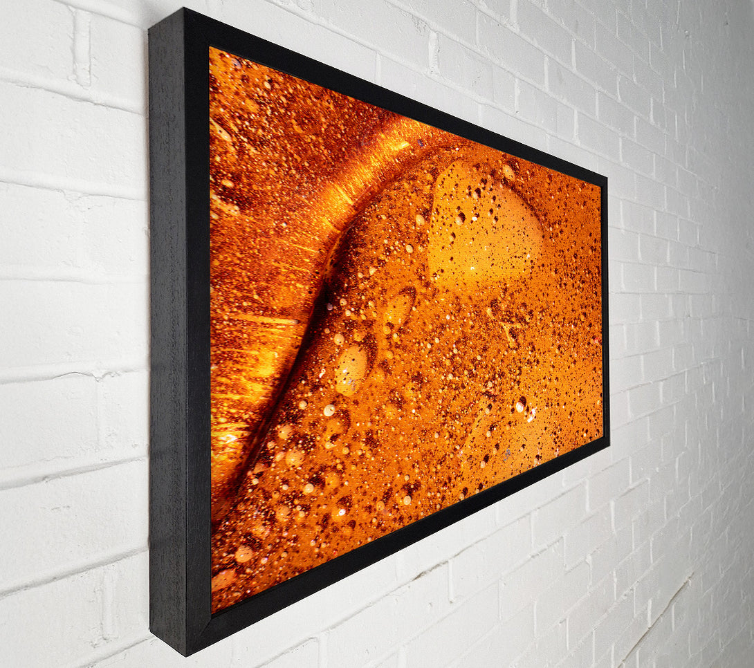  A Canvas Print of Amber Specks Of Gold Canvas Art