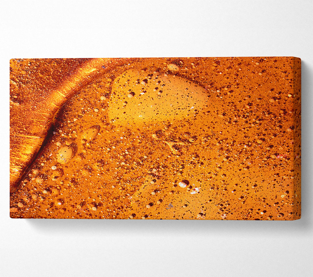  A Canvas Print of Amber Specks Of Gold Canvas Art
