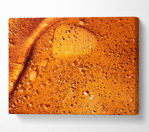  A Canvas Print of Amber Specks Of Gold Canvas Art