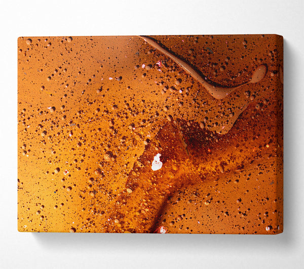  A Canvas Print of Amber Cosmic Dance Canvas Wall Art