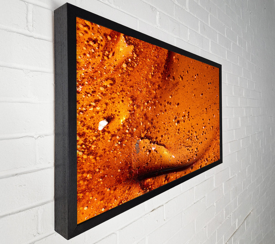  A Canvas Print of Amber Shimmering Sands Canvas Print