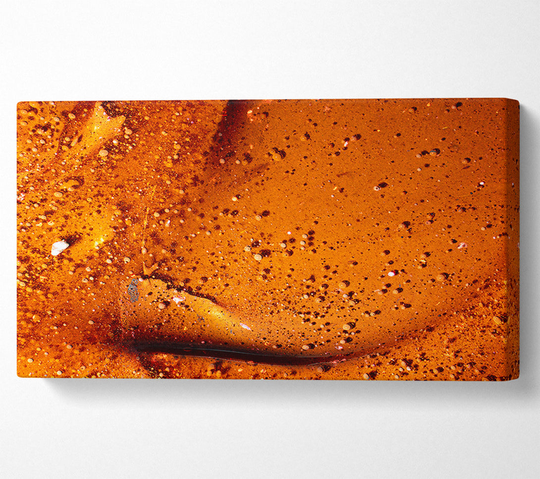  A Canvas Print of Amber Shimmering Sands Canvas Print