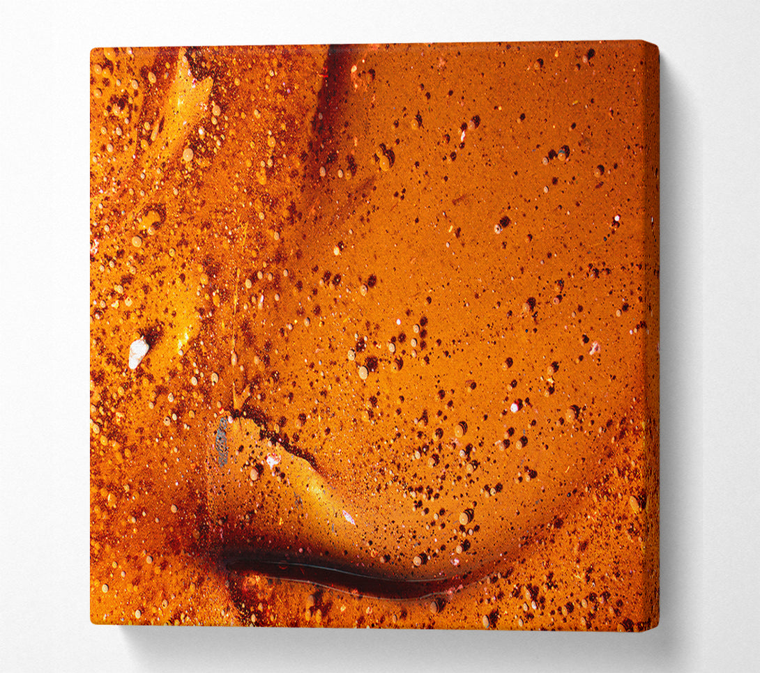  A Canvas Print of Amber Shimmering Sands Canvas Print