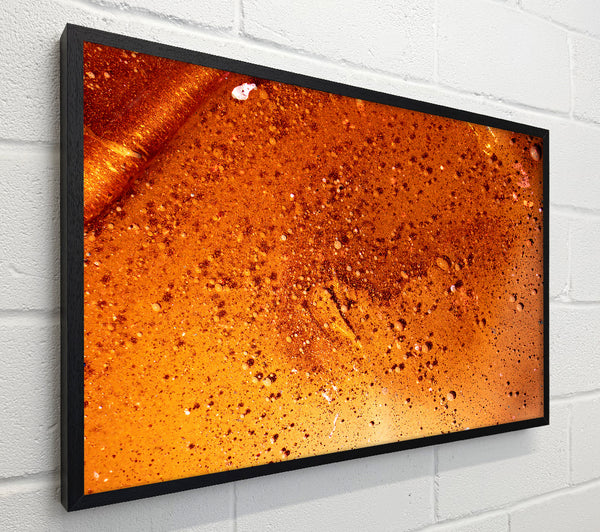 Amber Cosmic Dust