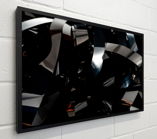 Black Metallic Tangled