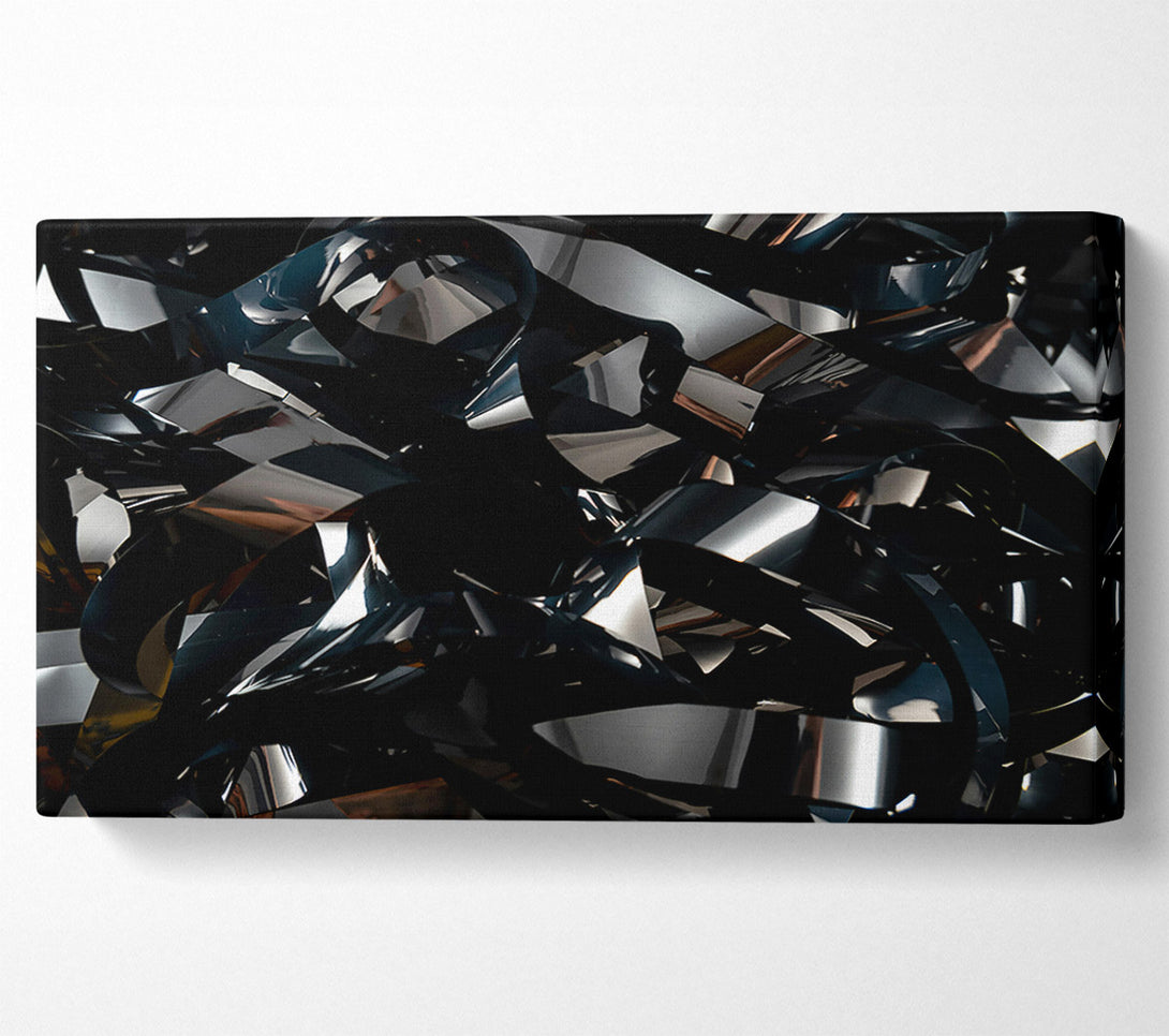  A Canvas Print of Black Tapestry Of Time Canvas Wall Art