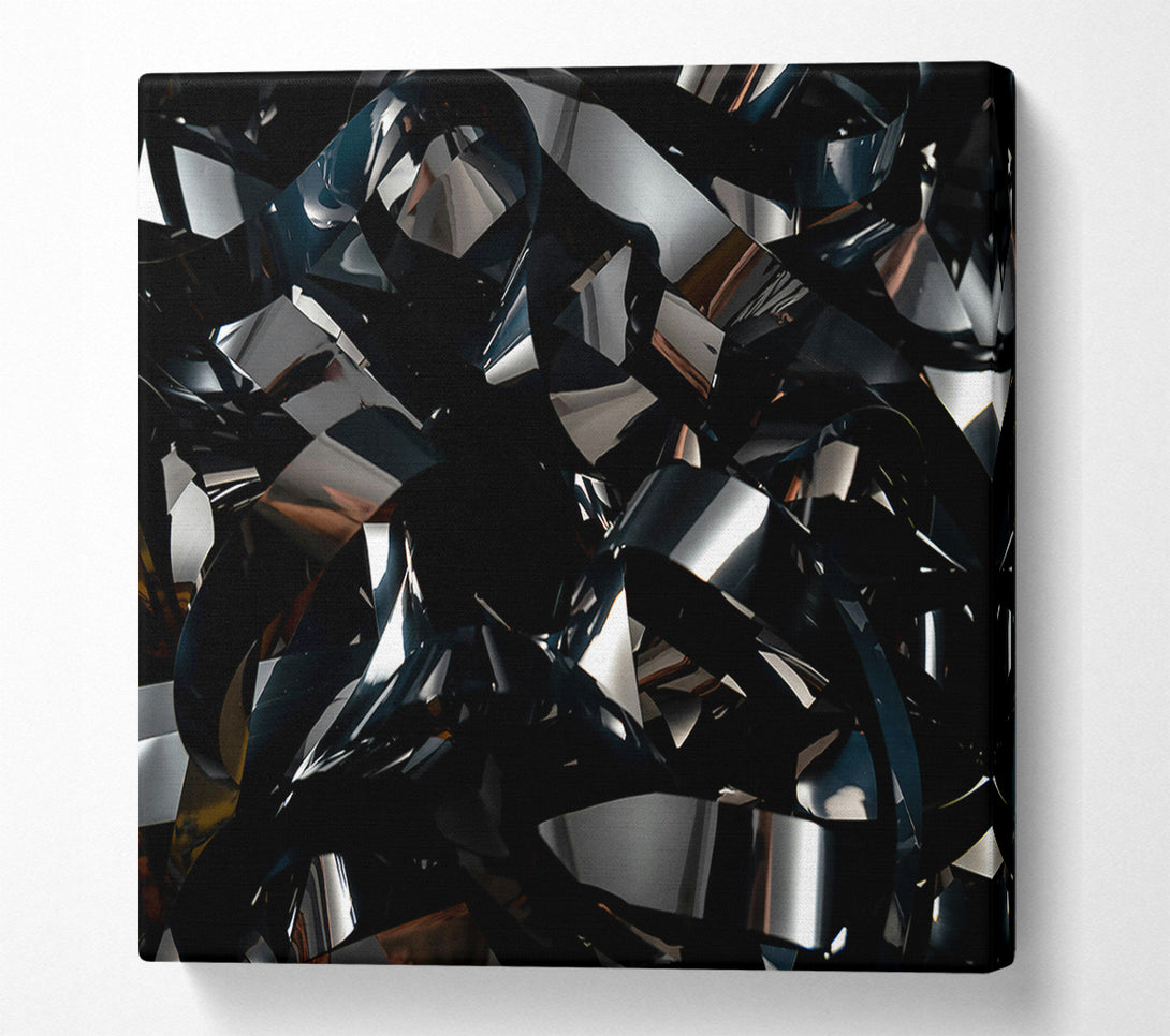  A Canvas Print of Black Tapestry Of Time Canvas Wall Art