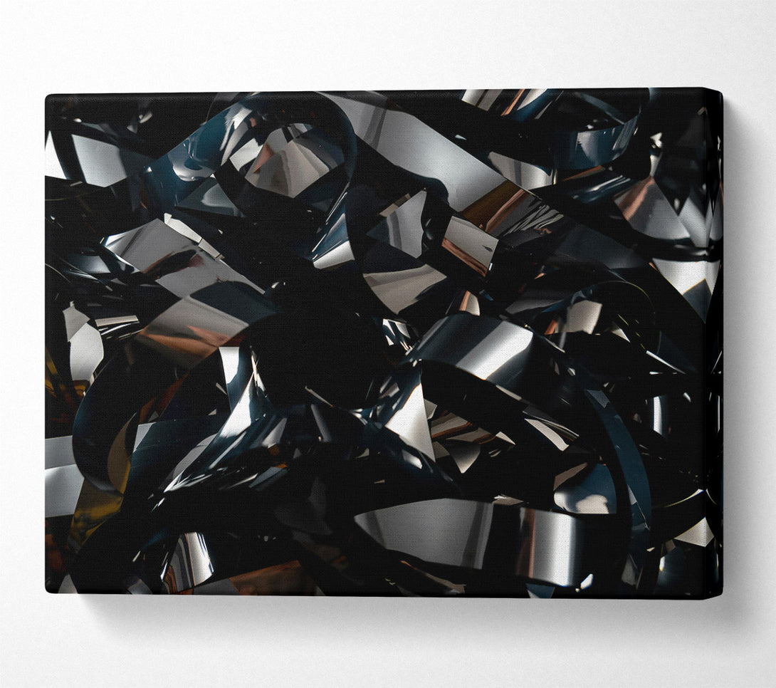  A Canvas Print of Black Tapestry Of Time Canvas Wall Art