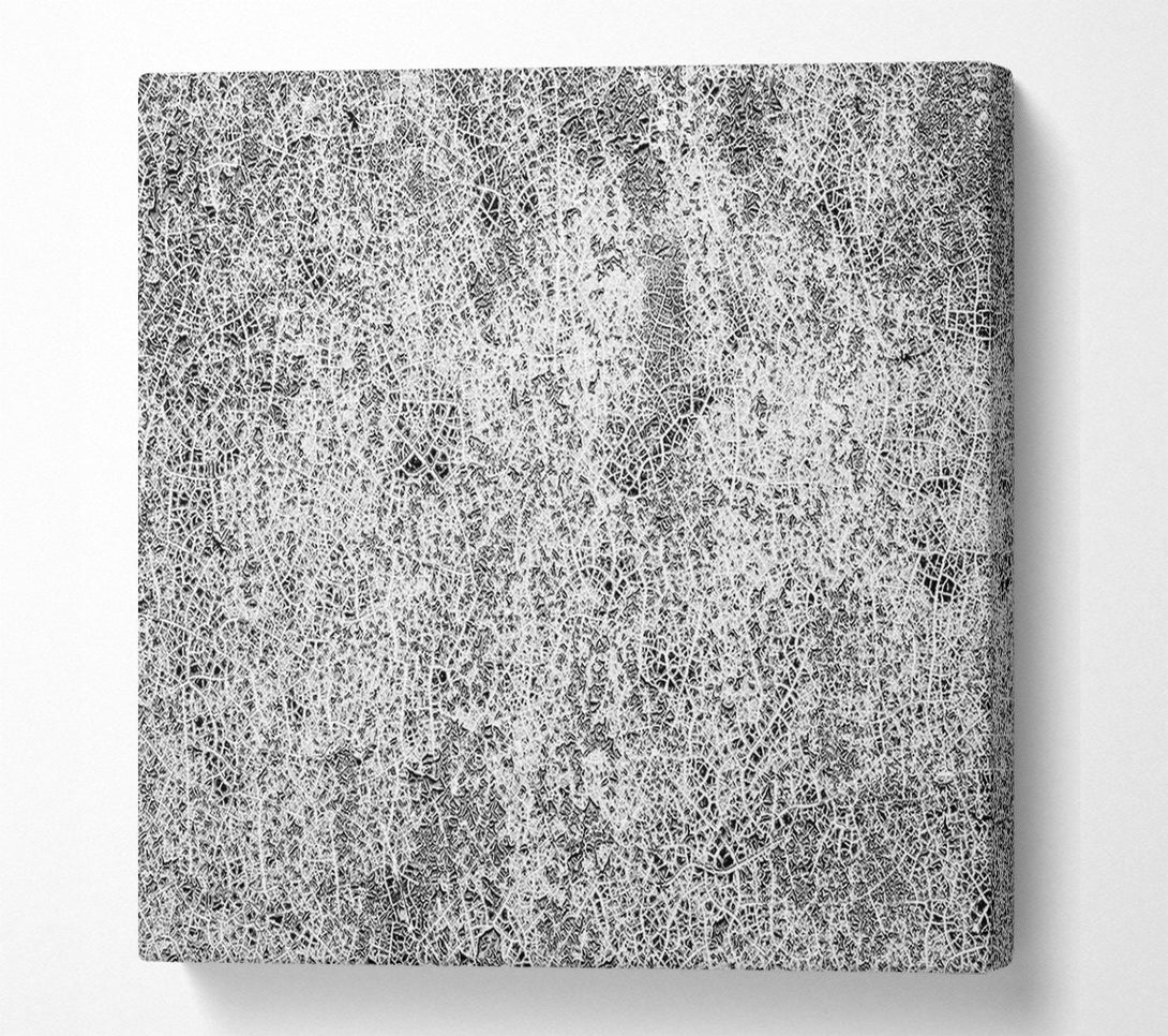  A Canvas Print of White Crackled Canvas Canvas Art