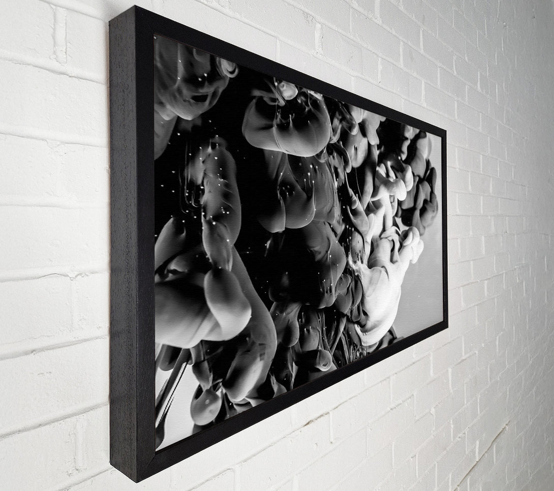  A Canvas Print of Black Ink Embrace Canvas Print