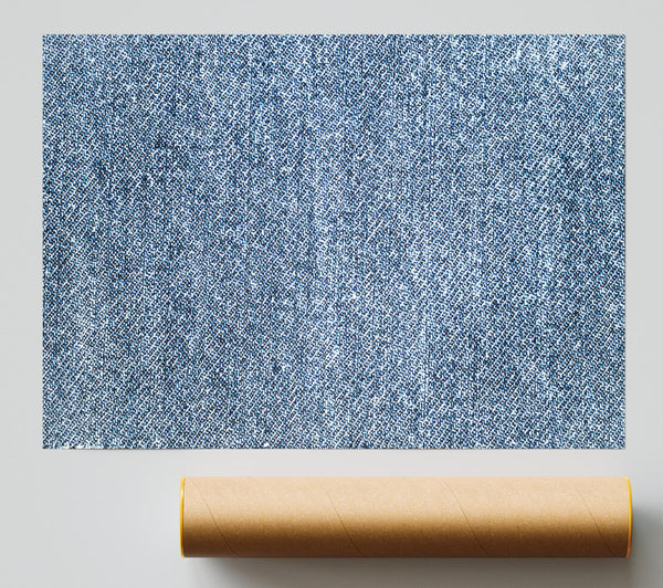 Indigo Denim Weave Giclee Print