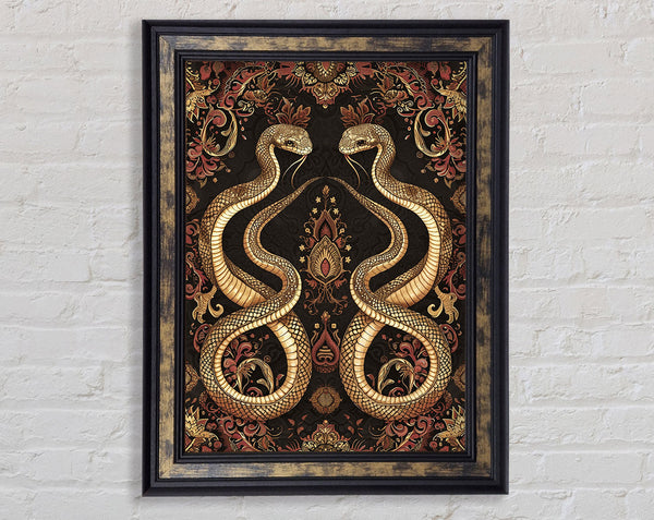 Snakes Framed Print