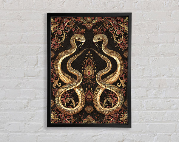 Snakes Framed Print