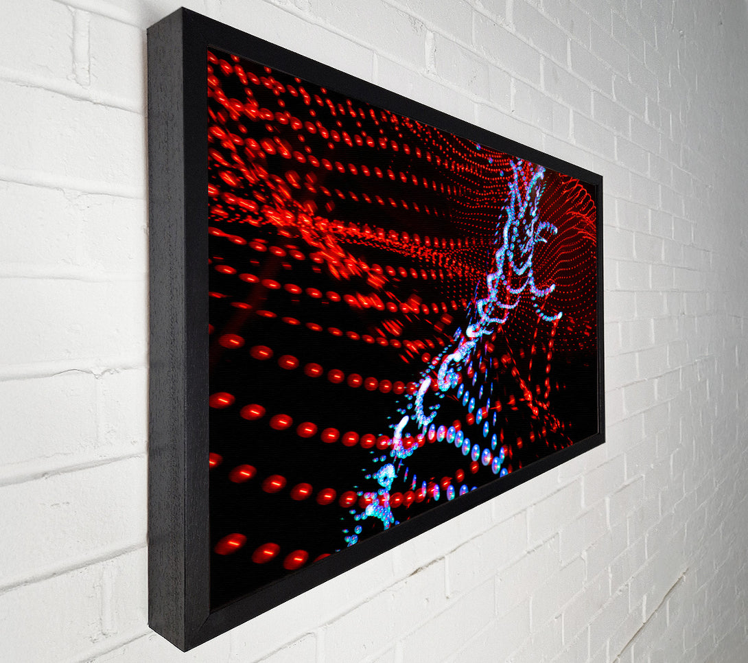  A Canvas Print of Red Light Trails Canvas Wall Art