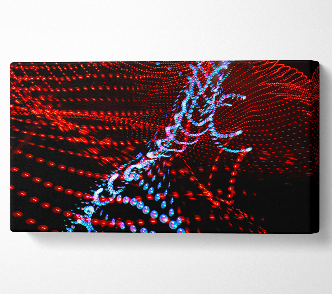  A Canvas Print of Red Light Trails Canvas Wall Art