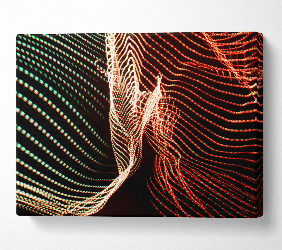  A Canvas Print of Red Light Symphony Canvas Print