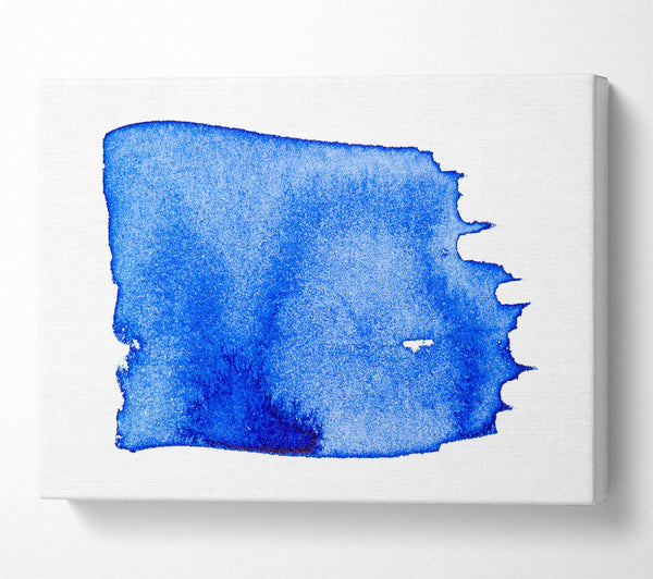  A Canvas Print of Azure Abstract Wash Canvas Art