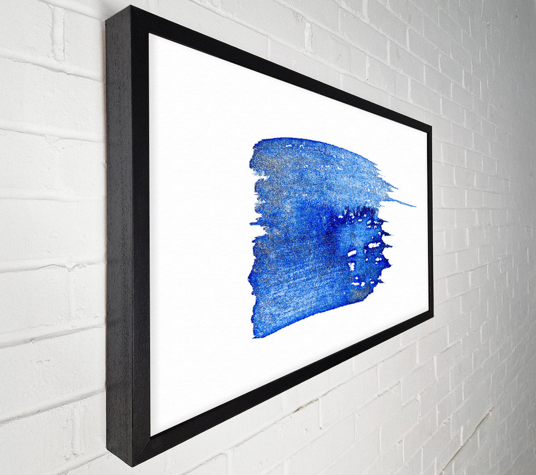  A Canvas Print of Azure Brushstroke Dreams Canvas Print