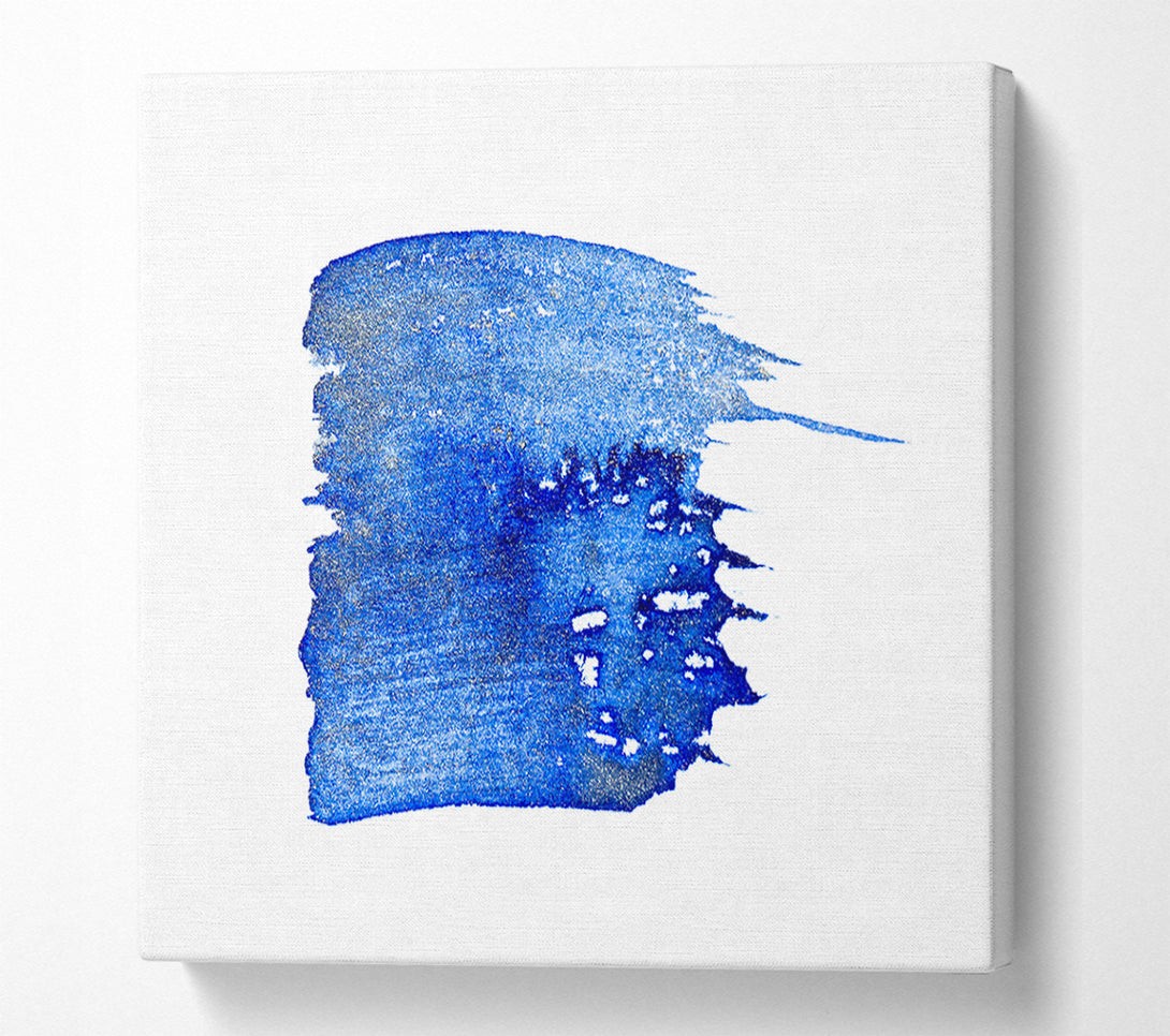 A Canvas Print of Azure Brushstroke Dreams Canvas Print